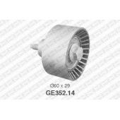 Обводной ролик ремня ГРМ FORD FOCUS I / MAVERICK / MONDEO / MAZDA TRIBUTE 1,6 / 1,8 / 2,0 <b>SNR GE35214</b>