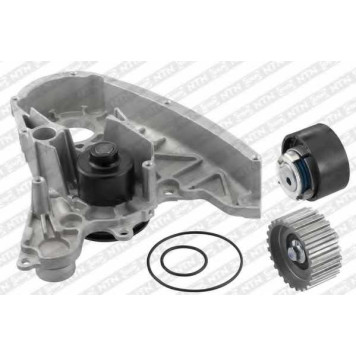 Комплект ГРМ FIAT DUCATO / IVECO DAILY 2,3JTD 02- (ремень, 2 ролика, помпа) <b>SNR KDP458470</b>