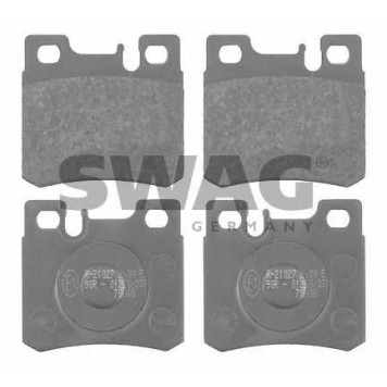 Колодки тормозные дисковые задний для MERCEDES , C, CABRIOLET, CLK, COUPE, E, KOMBI, SLK <b>SWAG 10 91 6153 / 21027</b>