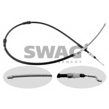 Трос стояночной тормозной системы SWAG 30 93 6712