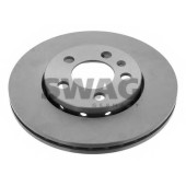 SWAG 32914404 - диск тормозной передний (256х22) 5 отв