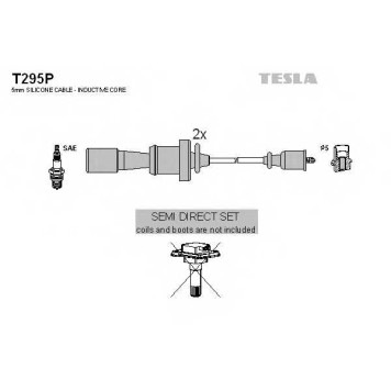 Комплект проводов зажигания TESLA T295P