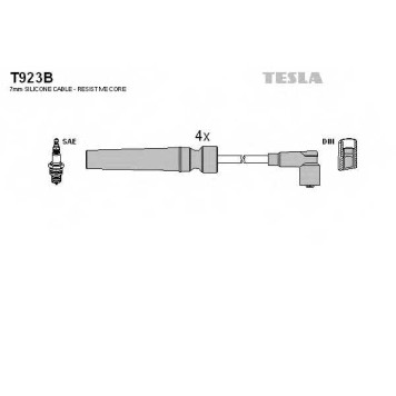 Комплект проводов зажигания TESLA T923B