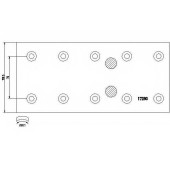 Комплект тормозных башмаков барабанного тормоза для MERCEDES LK/LN2 <b>TEXTAR 1728006</b>