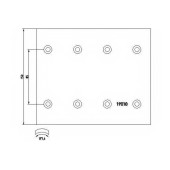 Комплект тормозных башмаков барабанного тормоза <b>TEXTAR 1901005</b>
