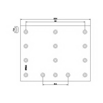 Комплект тормозных башмаков барабанного тормоза для VOLVO B 7, F 12, F 16, FH 12, FH 16, FM 10, FM 12, FM 7, NH 12 <b>TEXTAR 1906802</b>