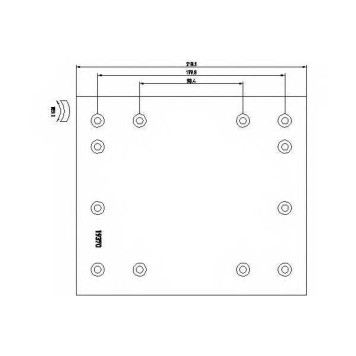 Комплект тормозных башмаков барабанного тормоза <b>TEXTAR 1936912</b>-1