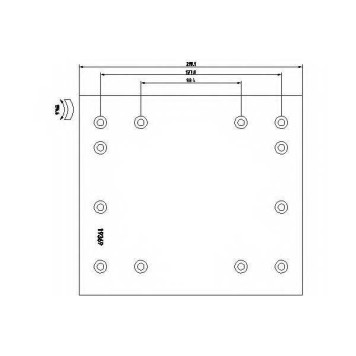 Комплект тормозных башмаков барабанного тормоза <b>TEXTAR 1936912</b>