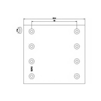 Комплект тормозных башмаков барабанного тормоза <b>TEXTAR 1947706</b>-1