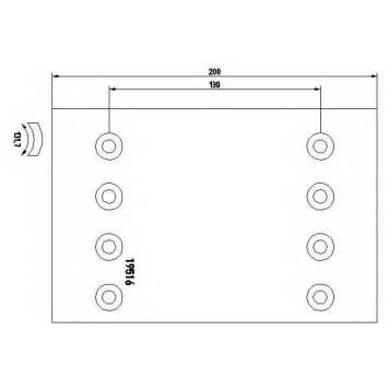 Комплект тормозных башмаков барабанного тормоза <b>TEXTAR 1951513</b>-1