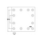 Комплект тормозных башмаков барабанного тормоза для MAN M 2000 L, M 2000 M <b>TEXTAR 1970803</b>