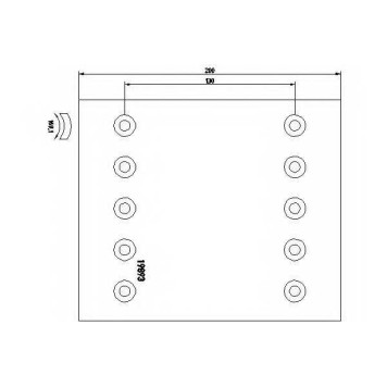 Комплект тормозных башмаков барабанного тормоза <b>TEXTAR 1989208</b>-1