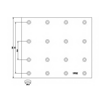 Комплект тормозных башмаков барабанного тормоза <b>TEXTAR 1993201</b>