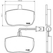 Колодки тормозные дисковые <b>TEXTAR 2148001 / 20608</b>