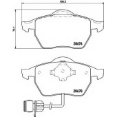 Колодки тормозные дисковые для AUDI 100(4A,C4), A6(4A,C4) <b>TEXTAR 2067602 / 20676</b>
