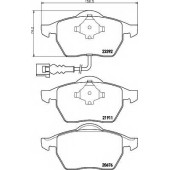 Колодки тормозные дисковые для AUDI A3, TT / SKODA OCTAVIA / VW BORA, GOLF, JETTA, NEW BEETLE, POLO <b>TEXTAR 2339201 / 20676</b>