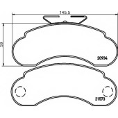 Колодки тормозные дисковые для MERCEDES 100(631), MB100(KPA), MB140(KPA), O 100 / SSANGYONG ISTANA <b>TEXTAR 2157302 / 20934</b>