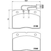 Колодки тормозные дисковые <b>TEXTAR 2118801 / 21048</b>