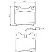 Колодки тормозные дисковые для MERCEDES V(638/2), VITO(638,W639) <b>TEXTAR 2190403 / 21278</b>