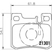 Колодки тормозные дисковые для MERCEDES (W124), 190(W201), C(W202), COUPE(C124), E(C124,W124) <b>TEXTAR 2130103 / 21301</b>