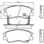 Колодки тормозные дисковые для MITSUBISHI L 200(K0#T, K1#T, K2#T, K3#T), L 300(L03#P, P#2V, P0#V, P0#W, P1#T, P1#V, P1#W, P2#W), PAJERO(L04#G, L14#G) <b>TEXTAR 2137301 / 21373</b>