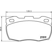 Колодки тормозные дисковые для LAND ROVER DEFENDER(LD,LD#) <b>TEXTAR 2151902 / 21519</b>