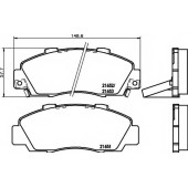 Колодки тормозные дисковые для ACURA LEGEND, NSX, TL / HONDA ACCORD, CIVIC, CR, HR, INTEGRA, LEGEND, NSX, ODYSSEY, PRELUDE, SHUTTLE, SMX, STEPWGN <b>TEXTAR 2165101 / 21651</b>