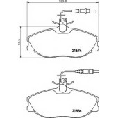 Колодки тормозные дисковые для CITROEN XSARA(N0,N1,N2), ZX(N2) / PEUGEOT 306(7A,7C,N3,N5), 406(8B,8C,8E/F), 607(9D,9U) <b>TEXTAR 2167403 / 21674</b>