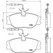 Колодки тормозные дисковые для CITROEN EVASION, JUMPY / FIAT SCUDO, ULYSSE / LANCIA ZETA / PEUGEOT 806, EXPERT <b>TEXTAR 2180101 / 21801</b>