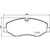 Колодки тормозные дисковые для MERCEDES V(W447), VITO Mixto(W447), VITO(W447) <b>TEXTAR 2206201 / 22062</b>