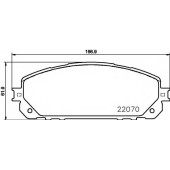 Колодки тормозные дисковые для JEEP CHEROKEE(KL) <b>TEXTAR 2207001 / 22070</b>