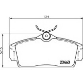 Колодки тормозные дисковые для NISSAN ALMERA(N16), PRIMERA(P11,WP11) <b>TEXTAR 2346302 / 23093</b>