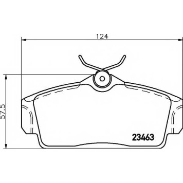 Колодки тормозные дисковые для NISSAN ALMERA(N16), PRIMERA(P11,WP11) <b>TEXTAR 2346302 / 23093</b>