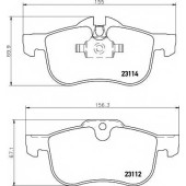 Колодки тормозные дисковые <b>TEXTAR 2311203 / 23112</b>