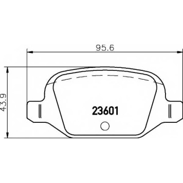 Колодки тормозные дисковые для FIAT 500(312), IDEA(350#), PANDA(169), PUNTO(188) / LANCIA MUSA(350), YPSILON(843) <b>TEXTAR 2360102 / 23601</b>
