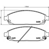 Колодки тормозные дисковые для JEEP COMMANDER(XK), GRAND CHEROKEE(WH,WK) <b>TEXTAR 2425001 / 24250</b>