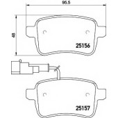 Колодки тормозные дисковые <b>TEXTAR 2515601 / 25156</b>