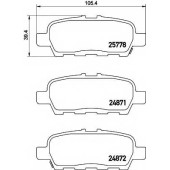 Колодки тормозные дисковые для INFINITI EX, FX, G, M, M35, M37, M45, Q50, Q60, Q70, QX50 / NISSAN FUGA, JUKE, LEAF, SENTRA, SERENA, TEANA, TIIDA <b>TEXTAR 2577801 / 25778</b>