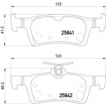 Колодки тормозные дисковые для PEUGEOT 308 <b>TEXTAR 2584101 / 25841</b>