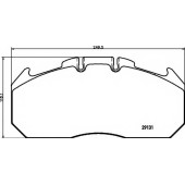 Колодки тормозные дисковые <b>TEXTAR 2913105 / 29131</b>