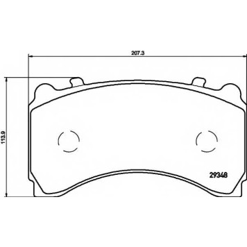 Колодки тормозные дисковые для MERCEDES ACTROS MP4, ANTOS, AROCS, ECONIC <b>TEXTAR 2924601 / 29246</b>