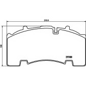 Колодки тормозные дисковые <b>TEXTAR 2930801 / 29308</b>