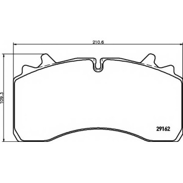 Колодки тормозные дисковые <b>TEXTAR 2933601 / 29336</b>
