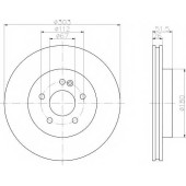 Тормозной диск TEXTAR 98200 0899 / 92089905