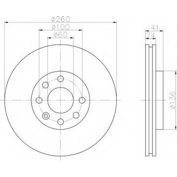 Тормозной диск TEXTAR 98200 1111 / 92111103