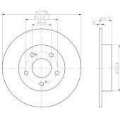 Тормозной диск TEXTAR 98200 1131 / 92113103