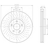Тормозной диск TEXTAR 98200 1241 / 92124100