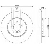 Тормозной диск TEXTAR 98200 1418 / 92141825
