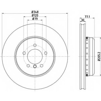 Тормозной диск TEXTAR 98200 1418 / 92141825