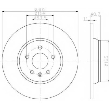 Тормозной диск TEXTAR 98200 1629 / 92162903